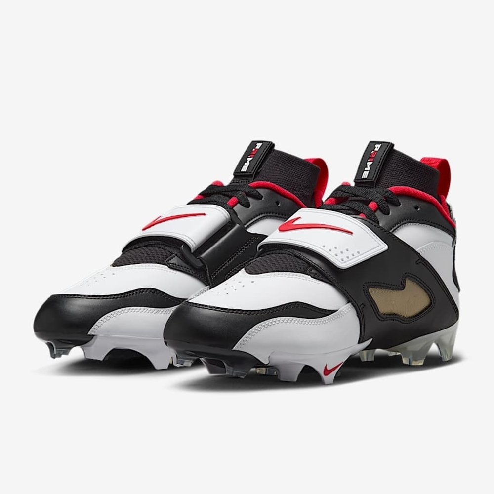 Nike Black and White Football Cleats